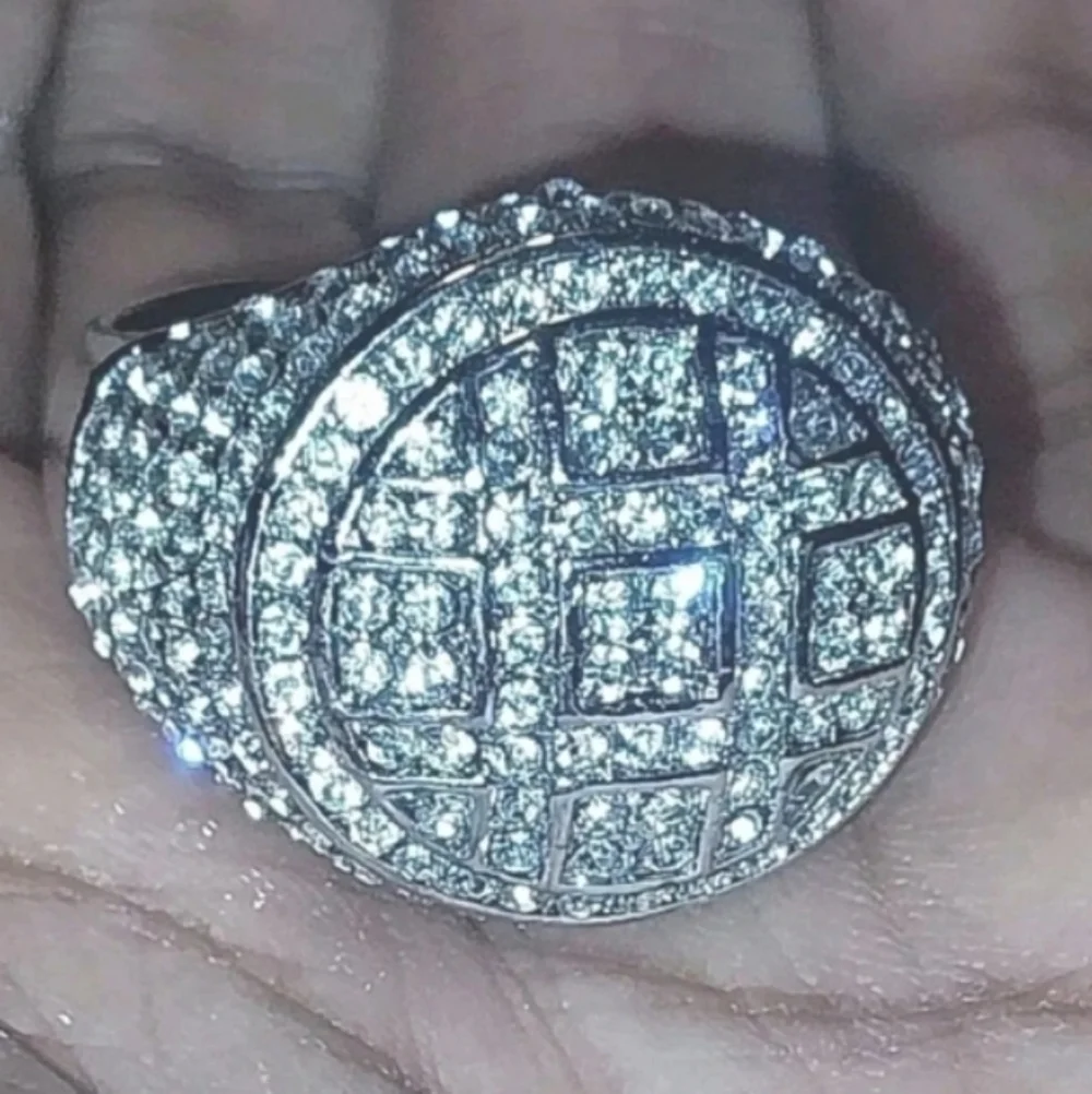 Mens Statement Ring Sz 11